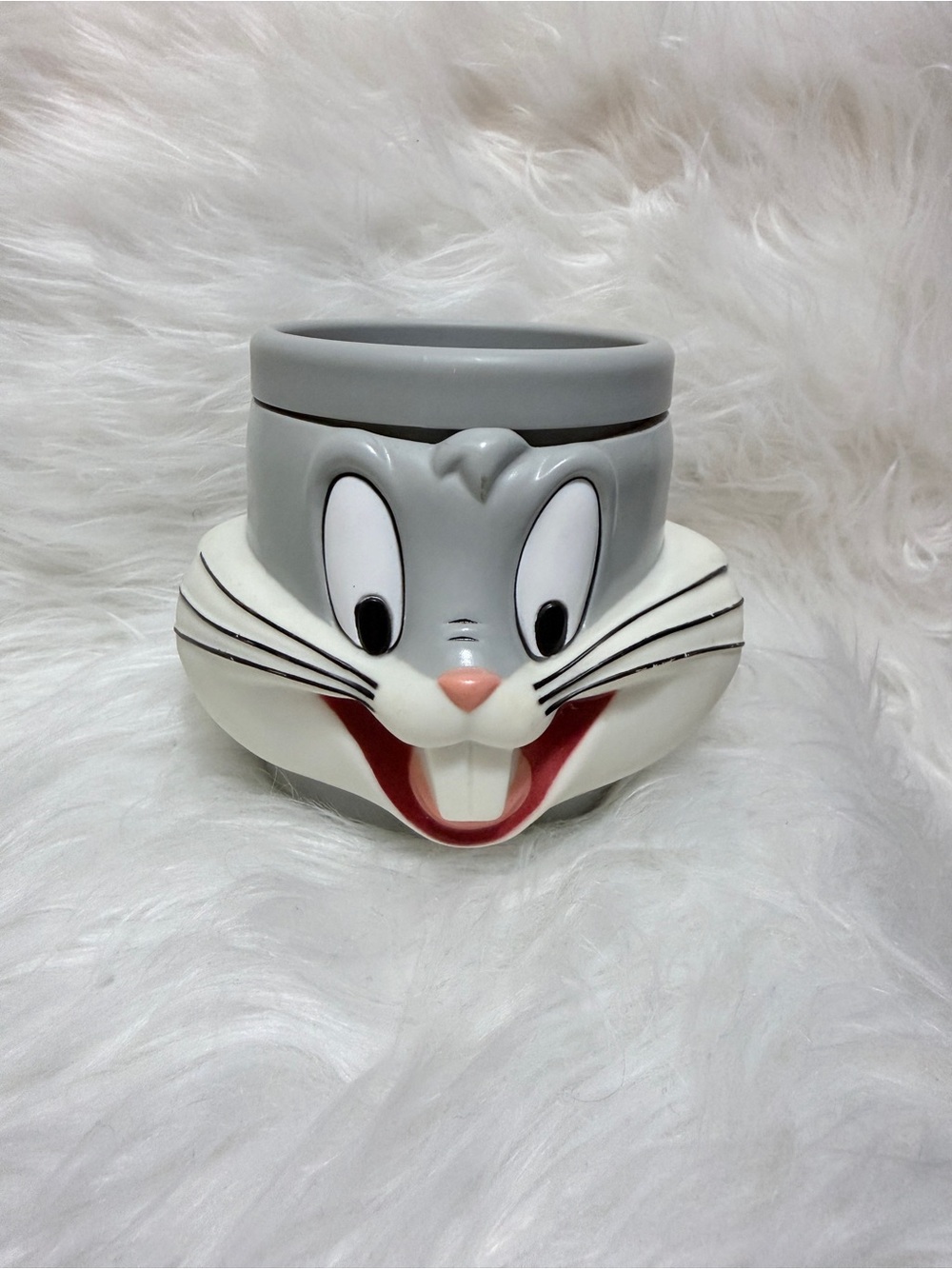 Vintage 1992 Bugs Bunny Warner Bros. Plastic 3D Mug